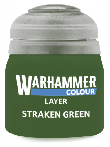 Warhammer Colour Layer Paint (Straken Green) - zielony