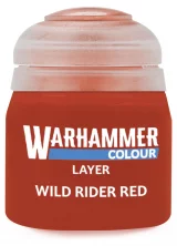 Warhammer Colour Layer Paint (Wild Rider Red) - czerwony