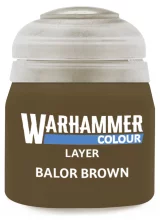 Warhammer Colour Layer Paint (Balor Brown) - brązowy