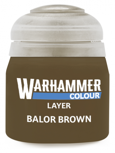 Warhammer Colour Layer Paint (Balor Brown) - brązowy