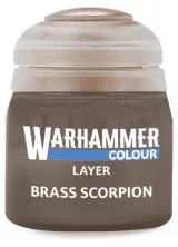 Warhammer Colour Layer Paint (Brass Scorpion) - brązowa