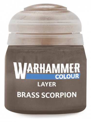 Warhammer Colour Layer Paint (Brass Scorpion) - brązowa