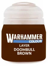 Warhammer Colour Layer Paint (Doombull Brown) - brązowy