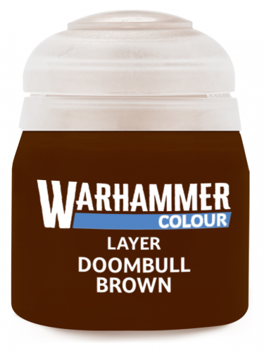 Warhammer Colour Layer Paint (Doombull Brown) - brązowy