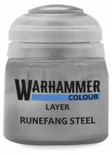 Warhammer Colour Layer Paint (Runefang Steel) - stalowy