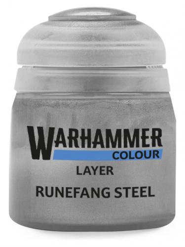 Warhammer Colour Layer Paint (Runefang Steel) - stalowy