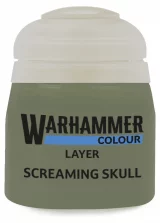 Warhammer Colour Layer Paint (Screaming skull) - szary