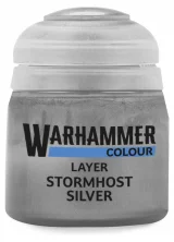 Warhammer Colour Layer Paint (Stormhost Silver) - srebrny
