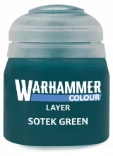 Warhammer Colour Layer Paint (Sotek Green) - zielony