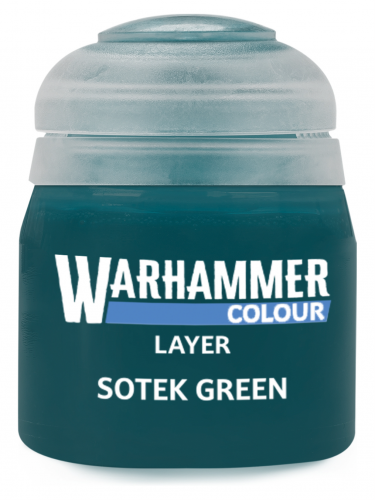 Warhammer Colour Layer Paint (Sotek Green) - zielony