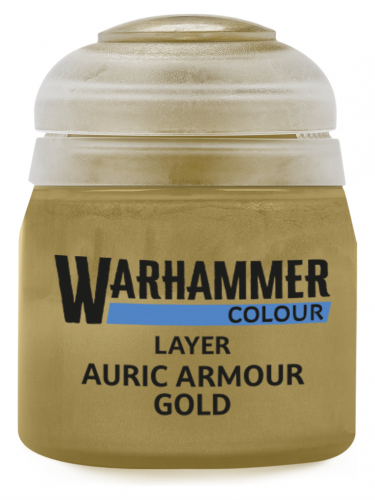 Warhammer Colour Layer Paint (Auric Armour Gold) - złoty