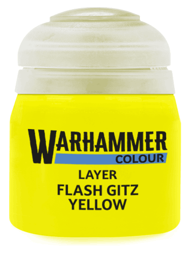 Warhammer Colour Layer Paint (Flash Gitz Yellow) - żółty