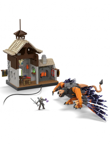 Zestaw konstrukcyjny Wiedźmin - Geralt's Griffin Hunt (Mega Construx)