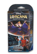 Gra karciana Lorcana: Rise of the Floodborn - Amber / Sapphire Starter Deck