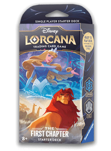 Gra karciana Lorcana: The First Chapter - Sapphire / Steel Starter Deck