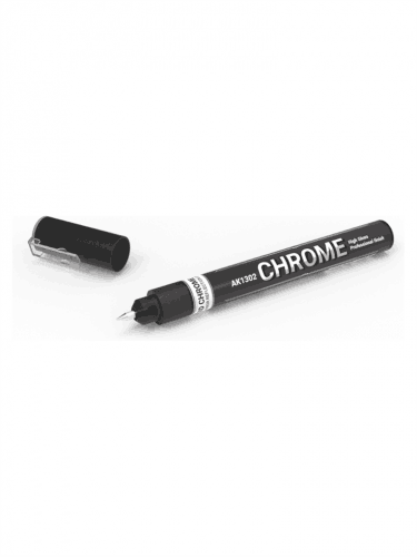 Marker AK - Chrome metallic liquid marker (srebrny)