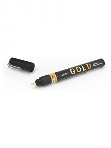Marker AK - Gold metallic liquid marker (złoty)