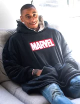 Marvel Bluza Logo Oversized (Pled)