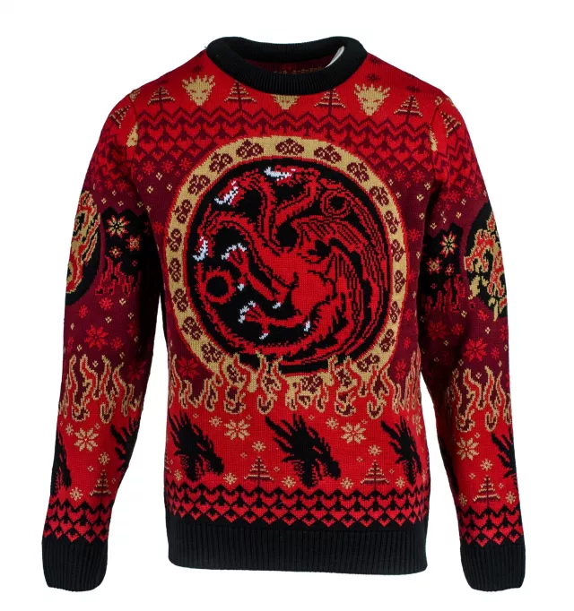 Świąteczny sweter Game of Thrones - Targaryen Logo Jumper - Gra o tron