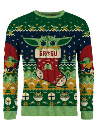 Świąteczny sweter Star Wars - Baby Yoda Jumper