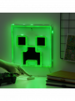 Lampka naścienna Minecraft - Creeper