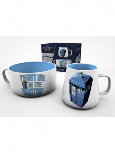 Zestaw śniadaniowy Doctor Who - Tardis