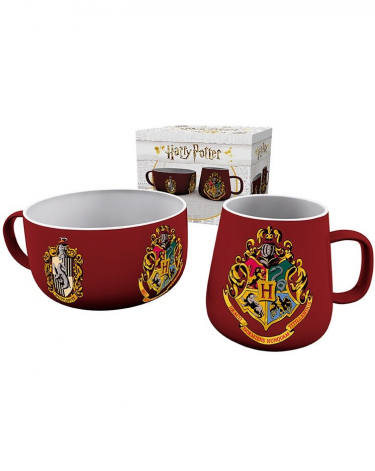 Zestaw śniadaniowy Harry Potter - Symbole Domów