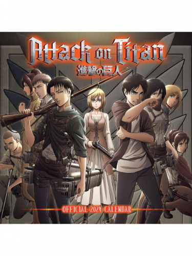 Kalendarz Attack On Titan 2024