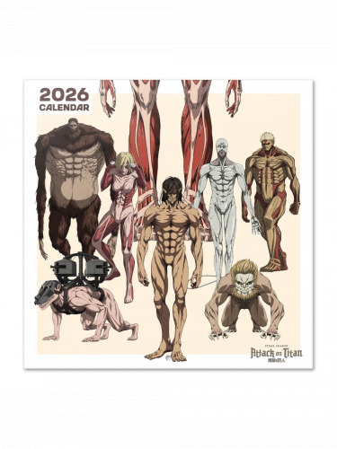 Kalendarz Attack on Titan 2026