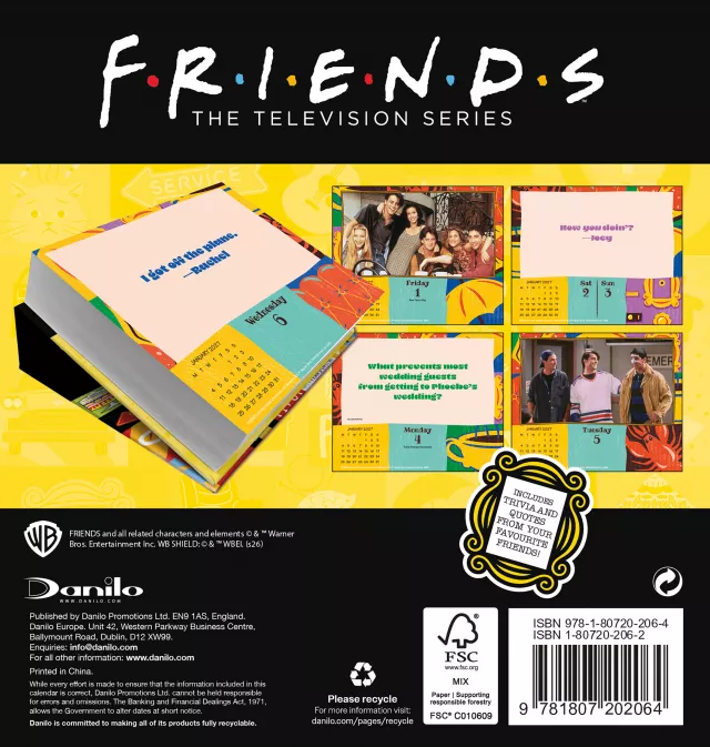 Kalendarz Friends 2027 (stołowy)