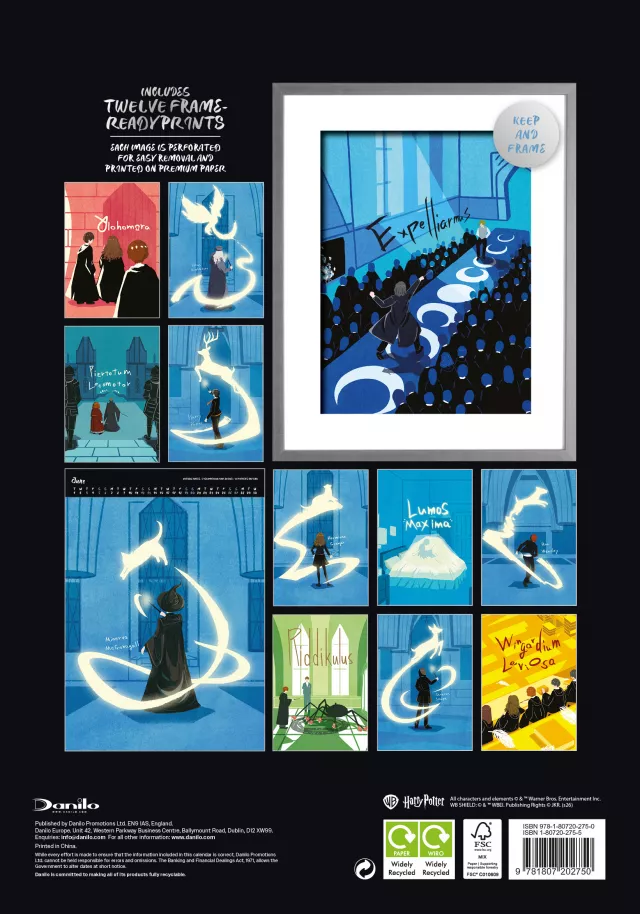 Kalendarz Harry Potter Deluxe 2027 (A3)