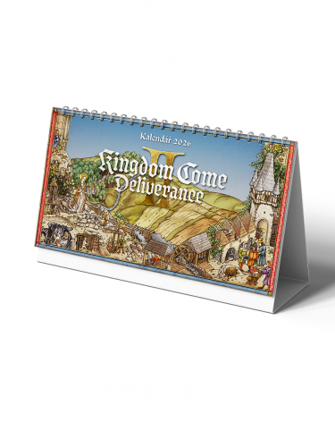 Kalendarz Kingdom Come: Deliverance II 2026 (stołowy) CZ