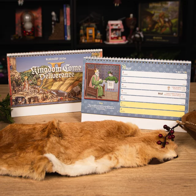 Kalendarz Kingdom Come: Deliverance II 2026 (stołowy) CZ