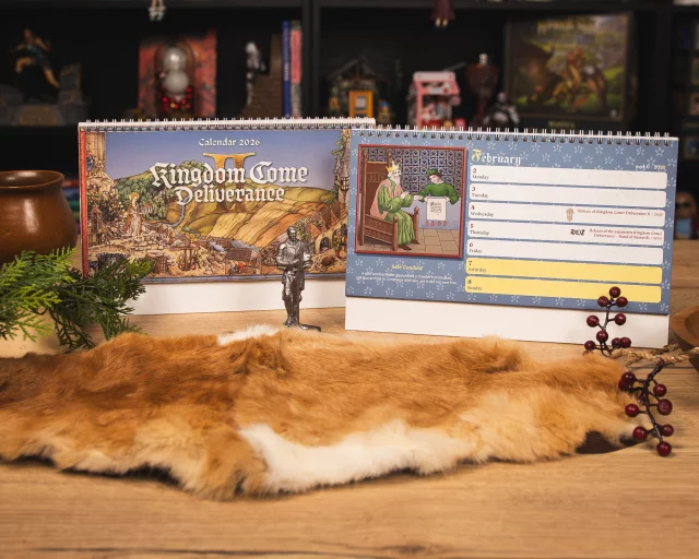 Kalendarz Kingdom Come: Deliverance II 2026 (stołowy) ENG
