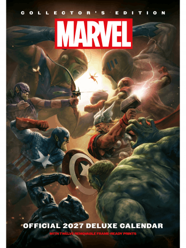 Kalendarz Marvel Deluxe 2027 (A3)