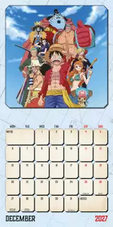 Kalendarz One Piece 2027 - Anime