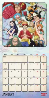 Kalendarz One Piece 2027 - Anime