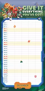Kalendarz Paw Patrol: Dino Movie - Family Organiser 2027 (+ naklejki)