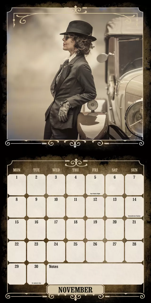 Kalendarz Peaky Blinders 2027