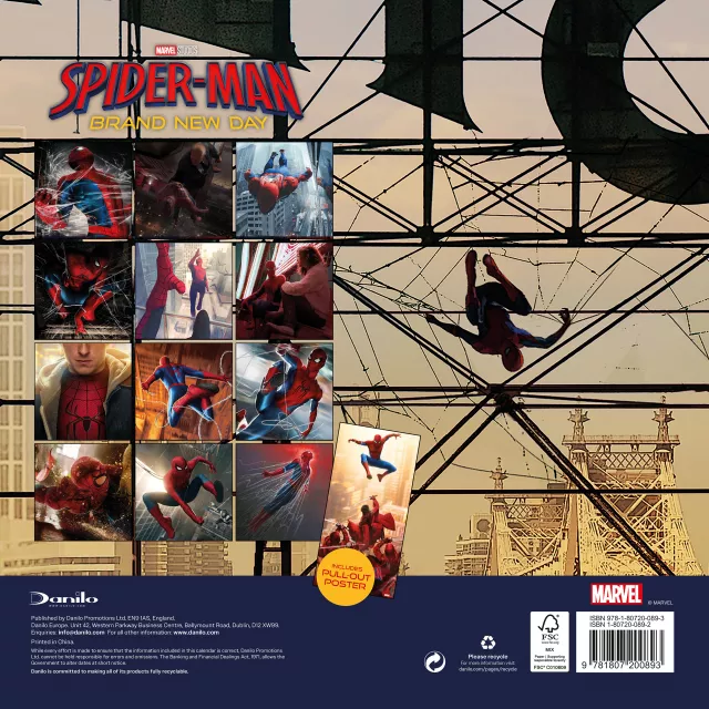 Kalendarz Spider-Man: Brand New Day 2027 - Marvel