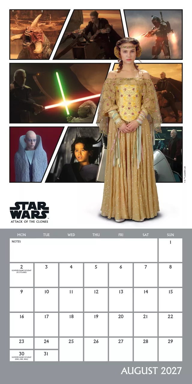 Kalendarz Star Wars Classic 2027