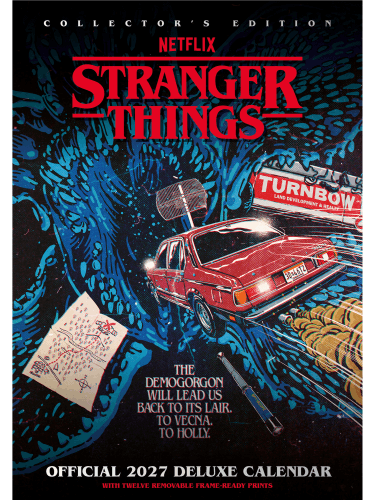 Kalendarz Stranger Things Deluxe 2027 (A3)
