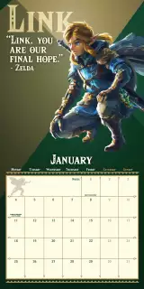 Kalendarz The Legend of Zelda: Tears of the Kingdom 2027