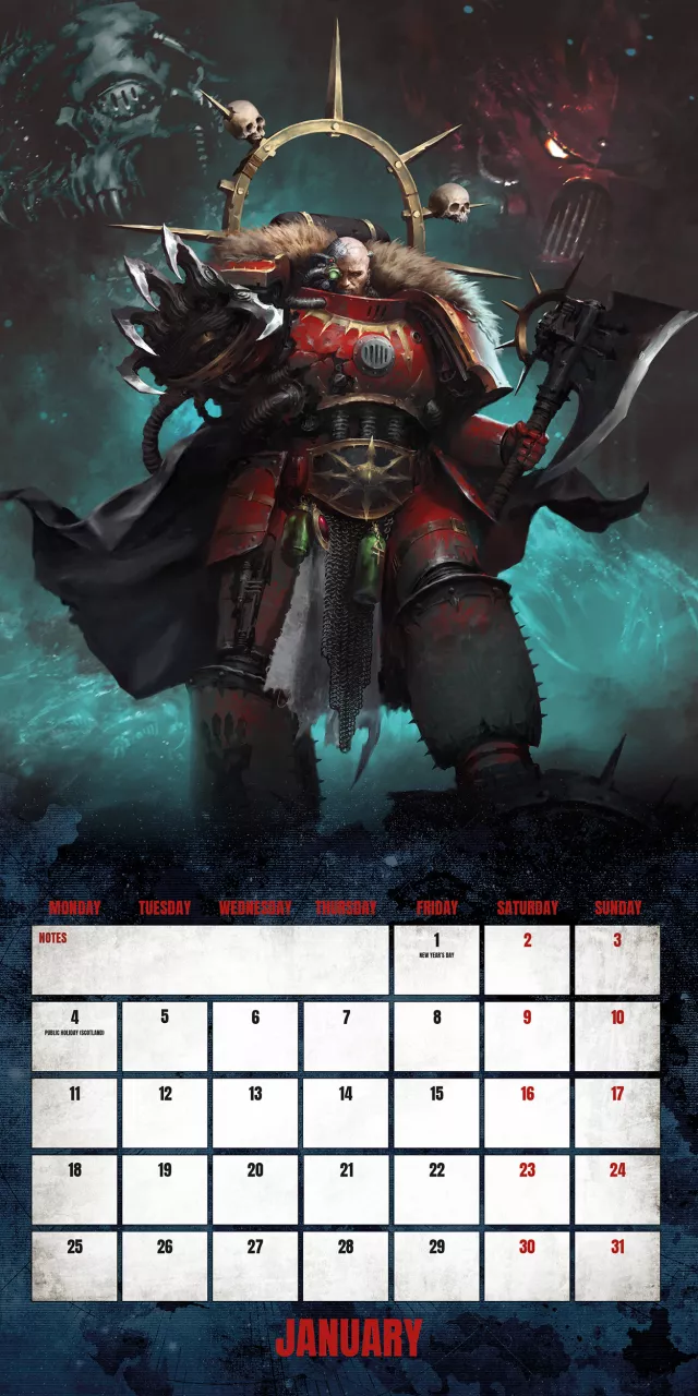 Kalendarz Warhammer 40,000 (2027)