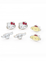 Kolczyki Sanrio - Cinnamoroll, Pompompurin, Hello Kitty