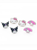Kolczyki Sanrio - Hello Kitty, Kuromi, My Melody
