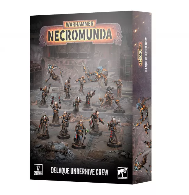 Warhammer Necromunda - Delaque Underhive Crew (17 figurek) - Gra planszowa