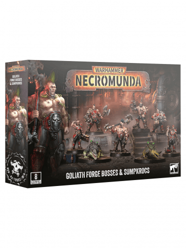 Warhammer: Necromunda - Forge Bosses & Sumpkrocs (8 figurek)