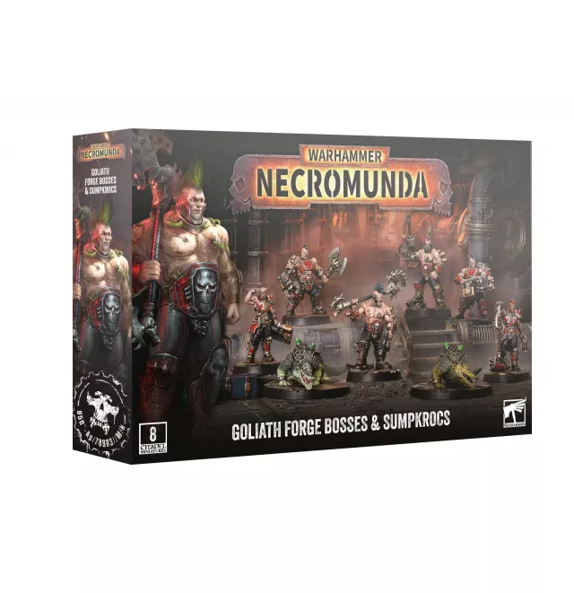 Warhammer: Necromunda - Forge Bosses & Sumpkrocs (8 figurek) - Gra planszowa
