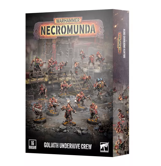 Warhammer Necromunda - Goliath Underhive Crew (16 figurek) - Gra planszowa